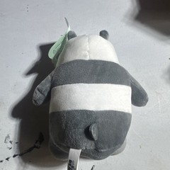 We Bare Bears Plush 7” Sitting Panda Bear Cartoon Network Toy Factory 2024 Mo