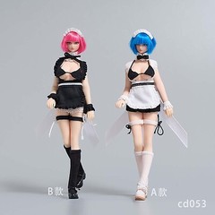 cdtoys cd053 1/12 Maid Clothes Set Costume Model Fit 6” Action Figure