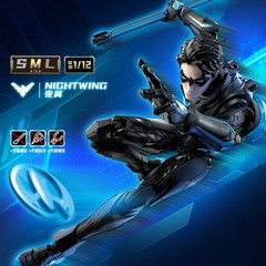Official BLOKEES DC Heroes Champion Class Nightwing 1/12 Articulated Figure