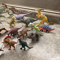 Toy Dinosaurs Lot Of 26 Hard Plastic Toys For Kids 2-9 Inch Small & Medium