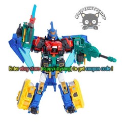 4in1 Quantum Heroes Dinoster Guardians Metatron Dinosaurs Robot Combiner Figure