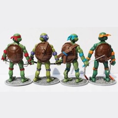4 Pcs Movie Teenage Mutant Ninja Turtles Classic Collection TMNT Action Figures