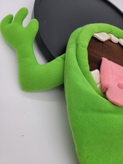 Vintage 1986 Kenner The REAL Ghostbusters Slimer (Green Ghost) Plush Puppet RARE