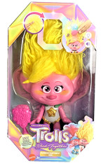 Trolls Rainbow HairTunes”Viva” Doll Plays Music&Sounds Hair Lights Up New In Box