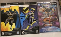 3x McFarlane DC: BATMAN, ROBIN & BATGIRL Multiverse Page Punchers New *Not Mint!
