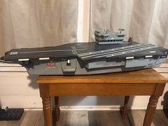 Hasbro GI Joe USS Saratoga Aircraft Carrier Motorized Ship 2001 Vintage