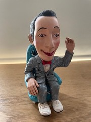 Pee Wee Herman rare resin figure in good condition