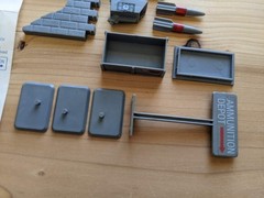 1984 GI JOE MISSILE DEFENSE UNIT Lot Hasbro ARAH PARTS Not Complete VTG Manual