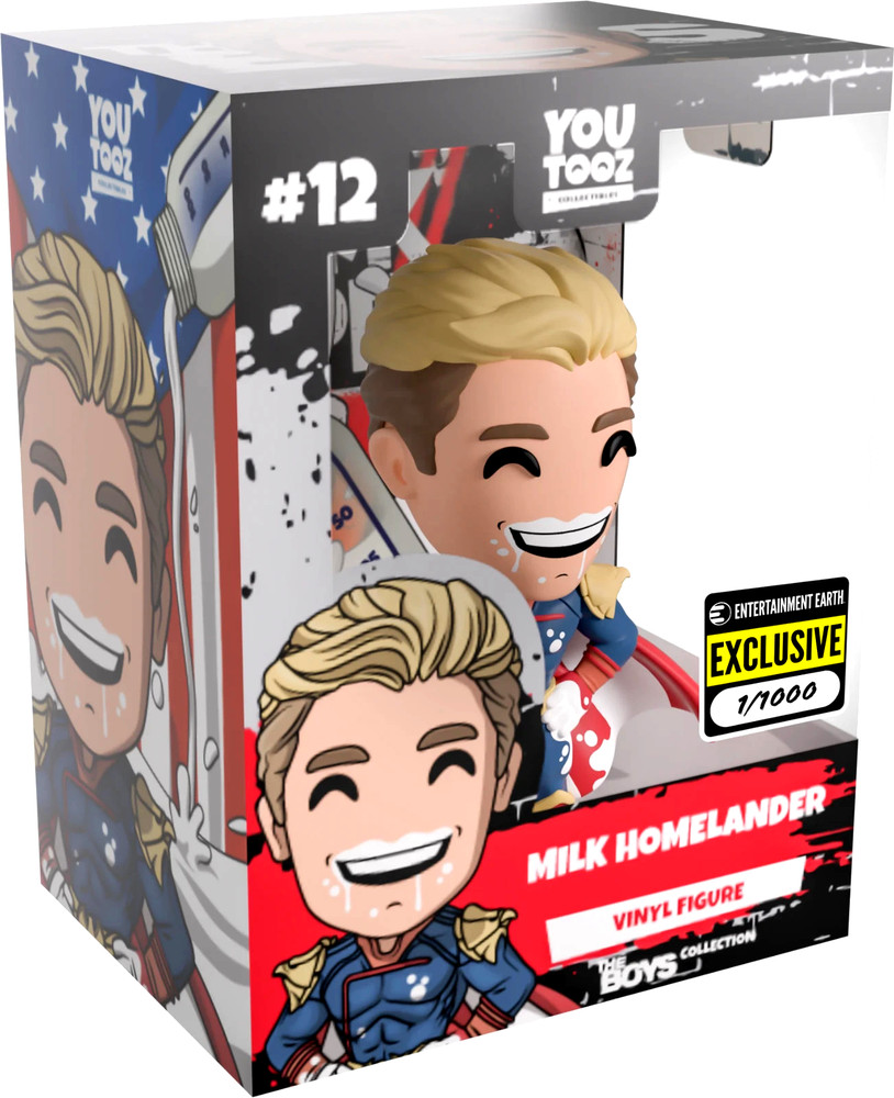 THE BOYS MILK HOMELANDER EXCLUSIVE FIGURE /1000 OR LESS YOUTOOZ w/CASE