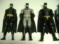 DC Comics Batman Large Action Figures lot of 5, 11 1/2 inches tall