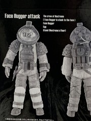 2002 ALIEN 1/12 Scale Model Figure Series – FACE HUGGER ATTACK – NEW Sealed