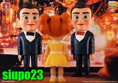 Herocross ~ HVS #028 Toy Story Gabby Gabby & Benson Red & Black Bow Tie 3pcs