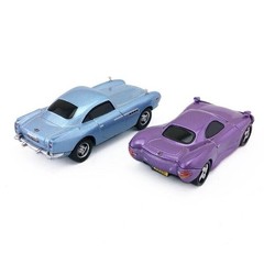 2-Pack Set Cars 2 Finn McMissile & Holley Shiftwell Die-Cast Model 1:55 Toy Gift