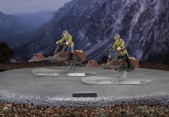 MICRO GALAXY SQUADRON STAR WARS FIGURE ROTJ ENDOR SET #LE0006