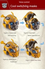 Killerbody Transforms Bumblebee 1:1 Electronic Remote & Voice Controlled Helmet
