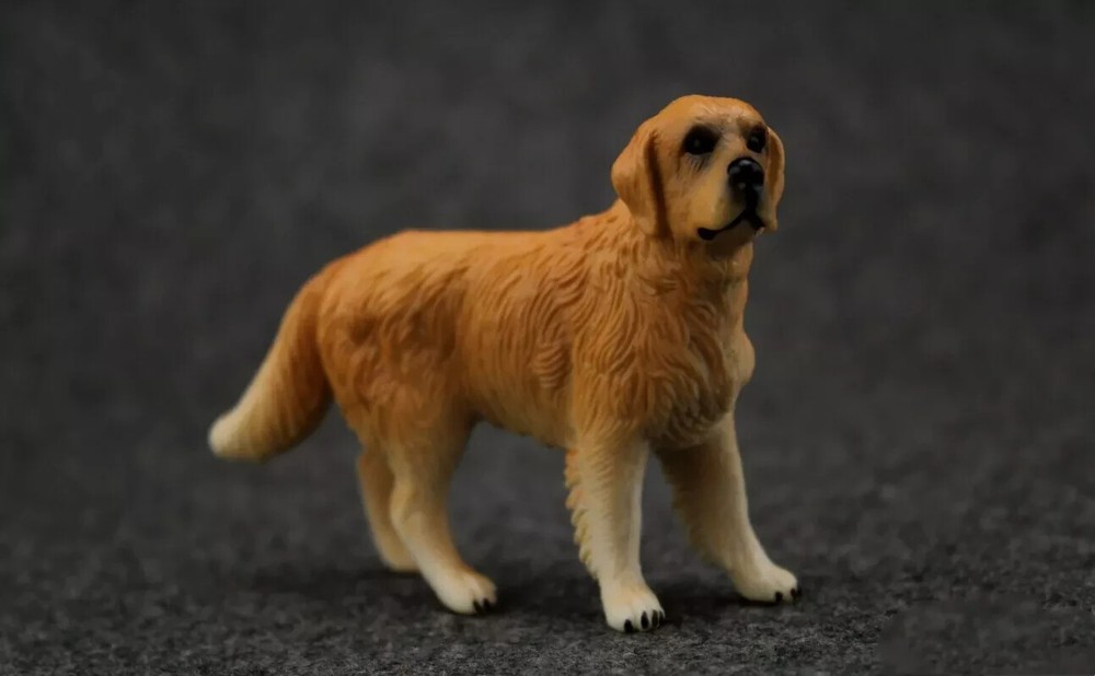 1/6 Scale Pet Dog Golden Retriever Model For 12″ Figure Scene 9.5*6*3.5cm