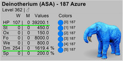 Ark Survival Ascended PVE Deinotherium TOP STATS