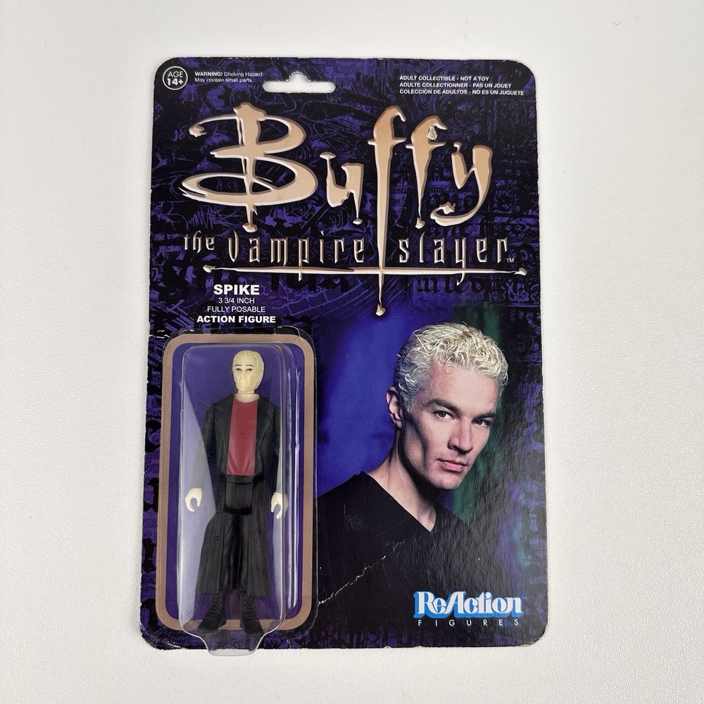 Reaction Figures Buffy The Vampire Slayer “Spike” Action Figurine Toy Sealed