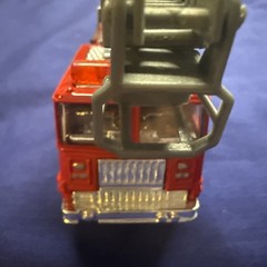 Shing Fat Ltd Fire Truck w/ Extension Ladder w/ Bucket Loose Pull Back Action