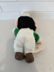 Vintage 1988 Acme Nintendo Super Mario Bros. 9″ Luigi Plush Toy Doll With Tags