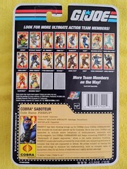 GI Joe Comic/Cartoon Series 4 Figs,Cobra Enemy, Saboteur, Android,Diver,Serpent