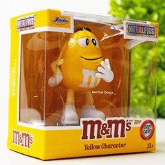 Jada M&M’s Yellow Character 3″ Die Cast Figure Metalfigs Collectible M&M New