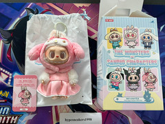 The Monsters x Sanrio Characters Plush Pendant Labubu My Melody (USA SELLER)