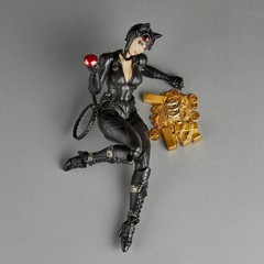 Kaiyodo Revoltech Amazing Yamaguchi Catwoman Action Figure with Bonus Parts New~