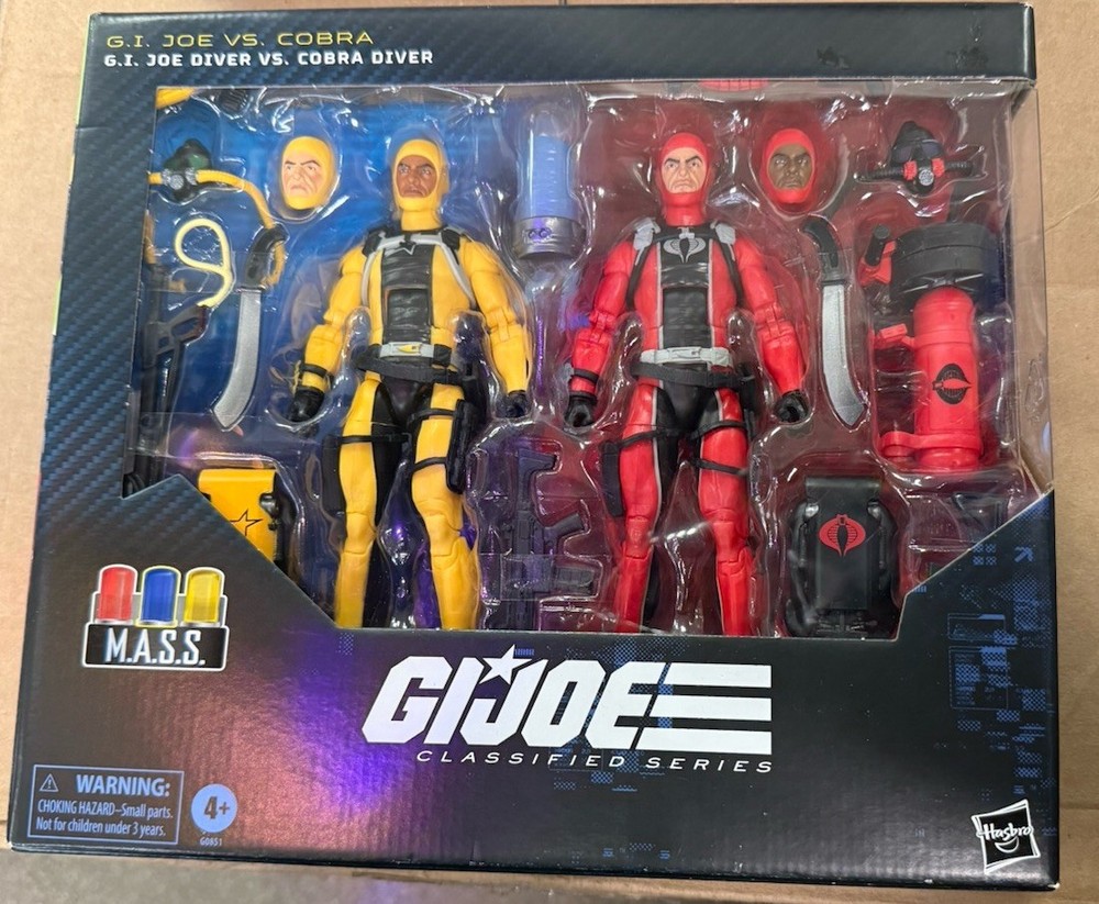 G.I. Joe Classified #169 MASS GI Joe Diver Vs Cobra Diver (Target Excl) 2PK NISB