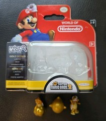 World of Nintendo Micro Land Gold Series 1-3 Super Mario Bros Chase Minifigures
