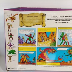 ARCO The Other World Figure Set Fighting Glowgons Bendable Posable Figures -Rare