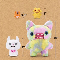 Fuggler 🐱 Alley Cats CHEEZEE White 🐱 NEW 9″ Fast Free Ship! Funny! Ugly! Cute
