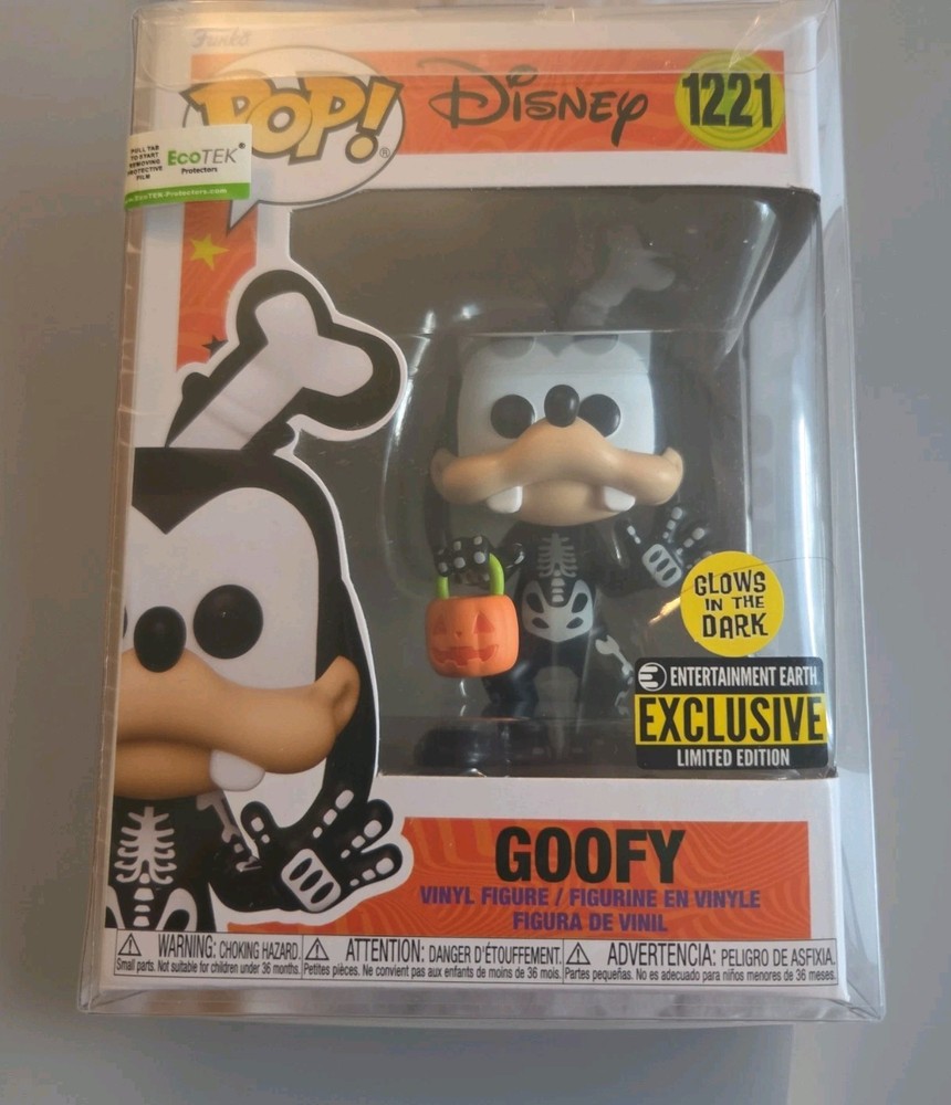 Funko Pop Disney Halloween – Goofy GITD w/ Protector (EE Exclusive)