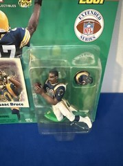 Starting Lineup 1995 JEROME BETTIS + 2000 ISAAC BRUCE St Louis Los Angeles Rams