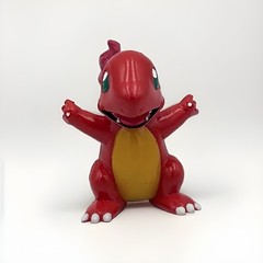 1999 Pokemon TOMY Charmander Vintage Mini Figure Nintendo
