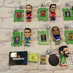 (9) 2026 FIFA World Cup Zuru Soccer Ballers Lot B (8) Regular And (1) Rare