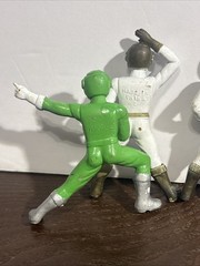 VTG Super Robotic Rangers Yellow Black Red Green Action Figures Lot Of 15