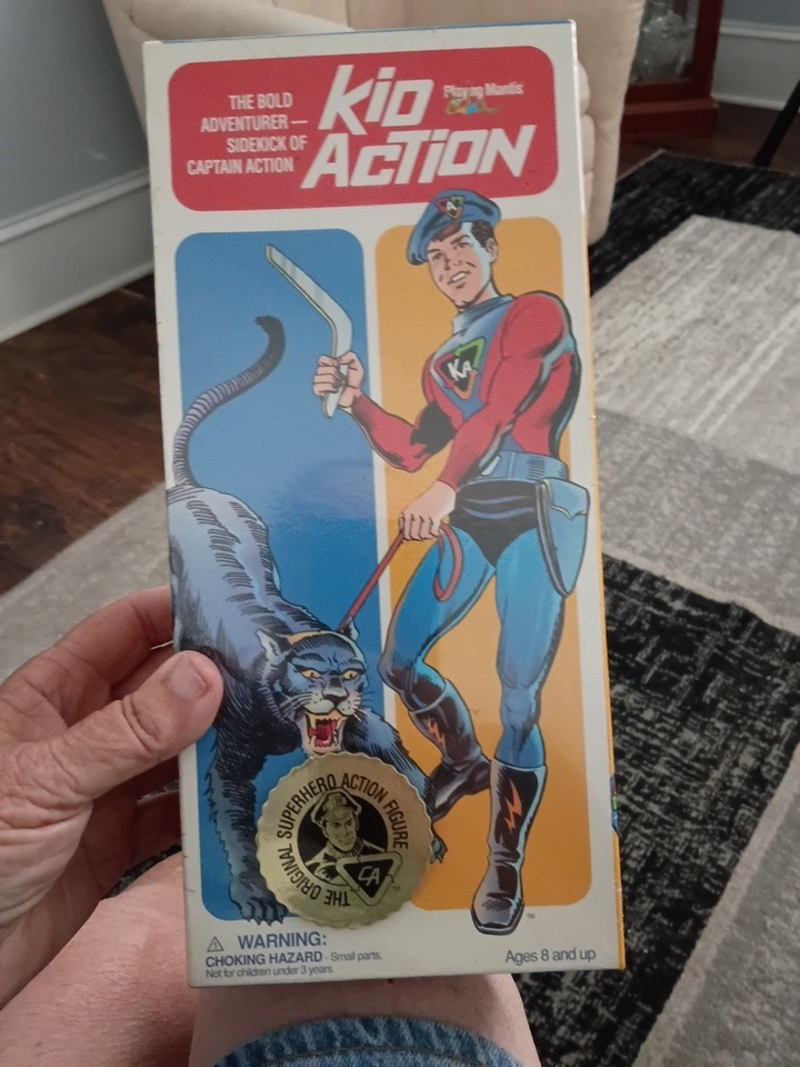 Captain Action Kid Action Action Figure Playing Mantis Brand New In Box
