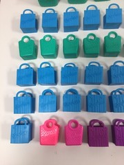 Shopkins Lot of 100 Pieces Moose Children Toy Figures Bags Baskets Crates