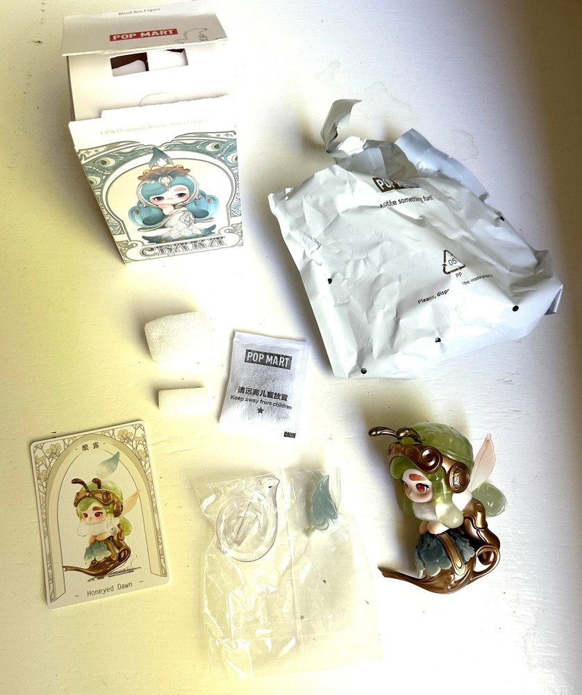 Authentic Pop Mart Chaka Luminous Reverie Opened Blind Box HONEYED DAWN