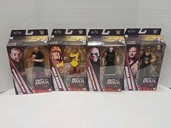 WWE Elite Monday Night Wars Complete Set of 4, (Series 11) w/ Rick Rude BAF