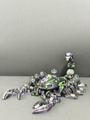 3D Printed Articulated Cyber Scorpion by Flexi, 9″ Full Articulated Fidget Toy