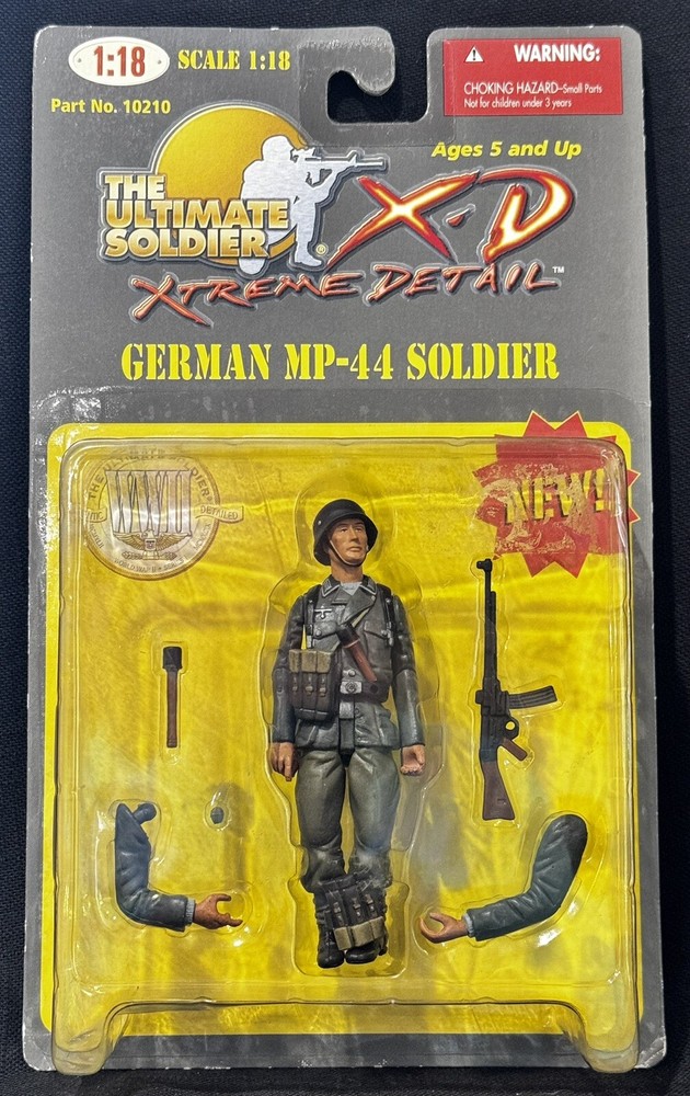 Ultimate Solder, German MP-44 Solder, 21st Century, Extreme Detail, 1:18 Scale