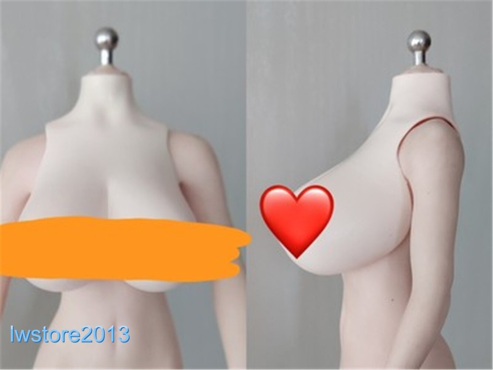 1:6 Normal Skin Small Breast Bust Cover Model For 12” Female TBL Figure Body