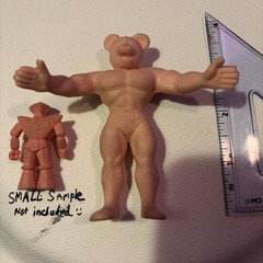 LARGE 3.5″ Kinnikuman Ultimate M.U.S.C.L.E RARE eraser Keshi pandaman