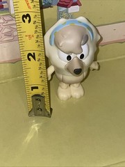 Bluey Friend JUDO Chow Chow White Dog Fancy Hair Replacement Figure Blue NEW