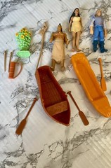 Disney’s Pocahontas Figure Set Lot Bundle Vintage Pieces Figures