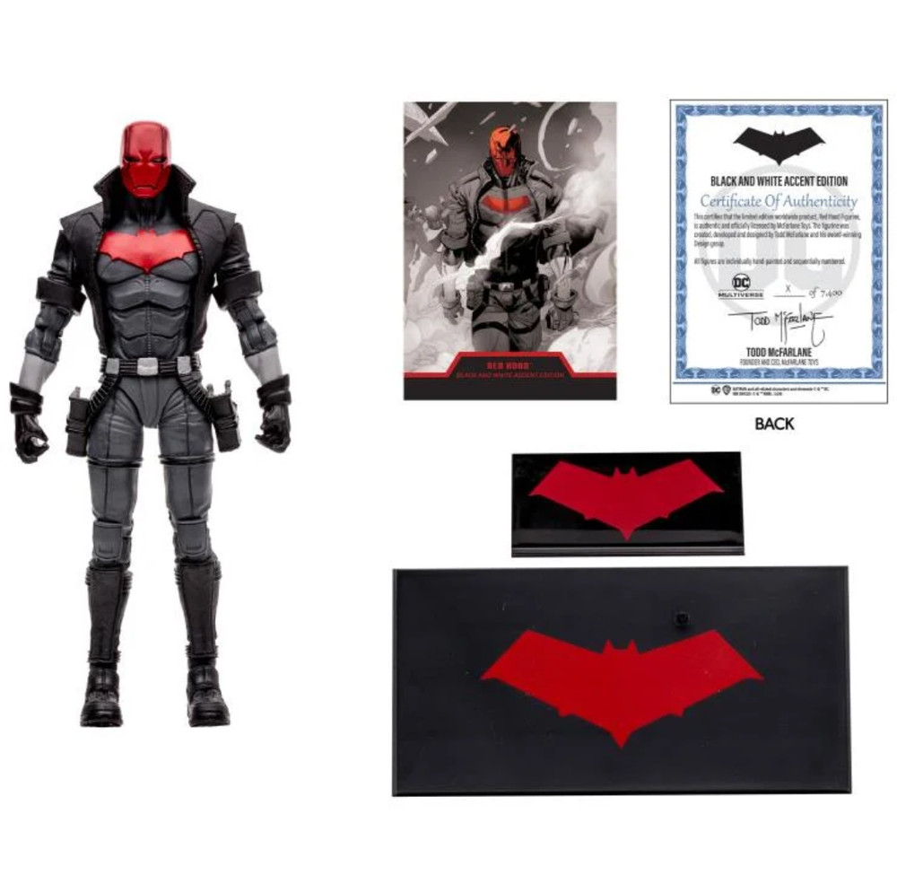 Red Hood New 52 Black & White Accent edition BBTS 2024 exclusive DC Multiverse