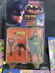1988 Ninja Turtles ACTION FIGURE VINTAGE Dark Batman Crime Attack Original Pack