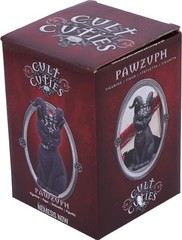 Nemesis Now Cult Cuties Pawzuph Figurine 11cm, Resin, Black, Scarily Adorable Ho